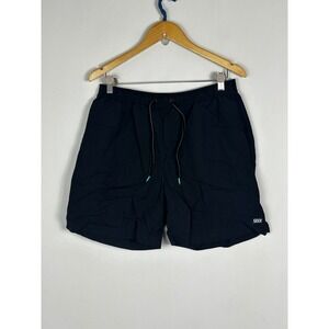 SAXX Cannonball 2N1 Regular Shorts Black Mens Sz Large Hybrid Swim‎ Lined 2 in 1